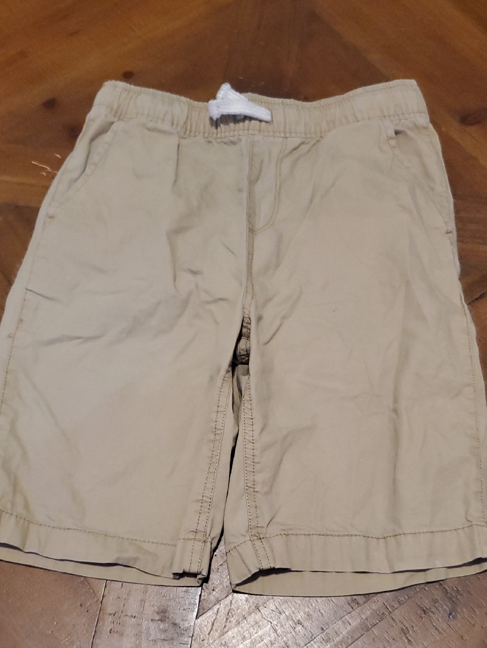 Place Tan Elastic-Waist Kids Shorts